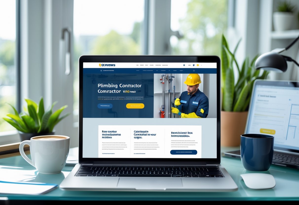 Website for a plumber that brings more customers online
